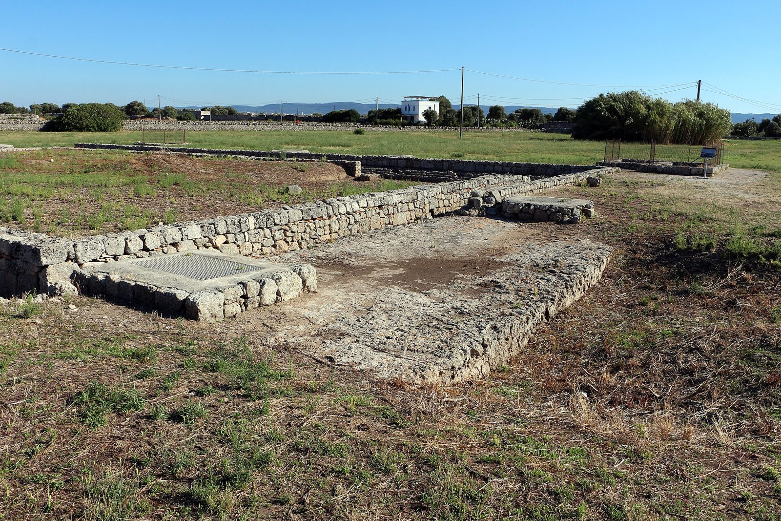 Le strutture archeologiche di Egnazia nel territorio di Fasano.